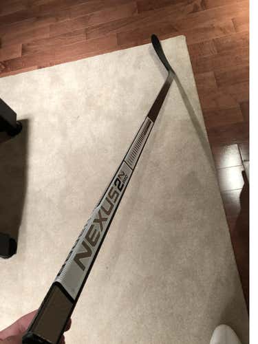 Used Senior Bauer Left Handed Nexus 2N Pro Hockey Stick Toe