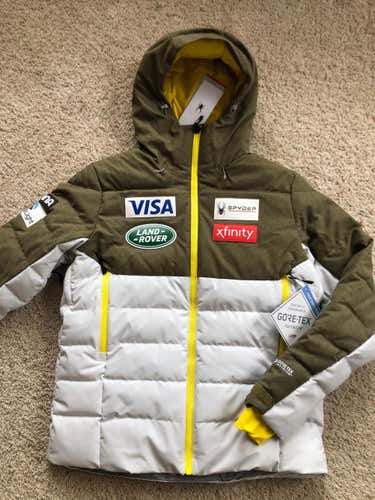 Spyder Men's US Ski Team Breakout GTX Infinium Down Jacket Size Large NEW
