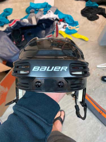 Black Used Extra Large Bauer 4500  Helmet