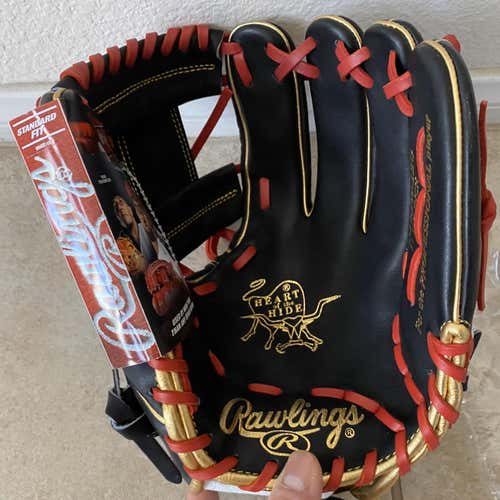Gold New Infield Heart of the Hide 11.75" Baseball Glove
