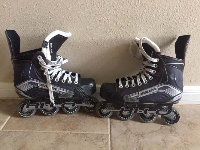 Used Junior Bauer Vapor X300R Inline Skates D&R (Regular) Size 5
