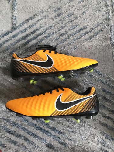 Yellow Men's Detachable Cleats Nike Magista obra 2 SG Cleats