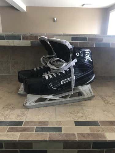 Used Bauer Supreme S190 D&R (Regular)  Size 9.5 Hockey Goalie Skates