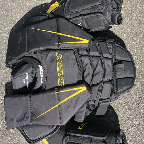 Used Small CCM Premier Goalie Chest and Arm Protector Goalie Chest Protector