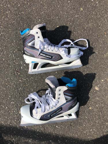 Used Bauer Reactor 5000  Size 8.5 Hockey Goalie Skates