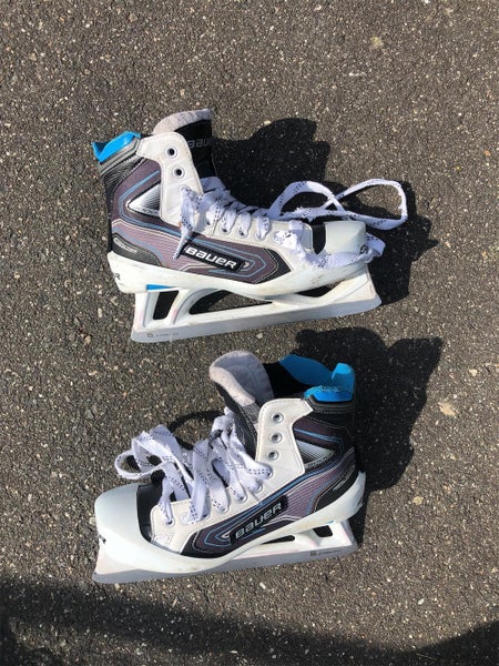 Used Bauer Reactor 5000 Size 8.5 Hockey Goalie Skates