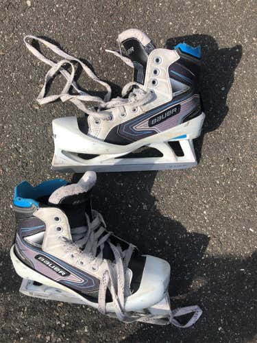 Used Bauer Reactor 5000  Size 6 Hockey Goalie Skates