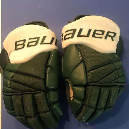 Green Used Bauer Vapor Pro Series 13" Gloves