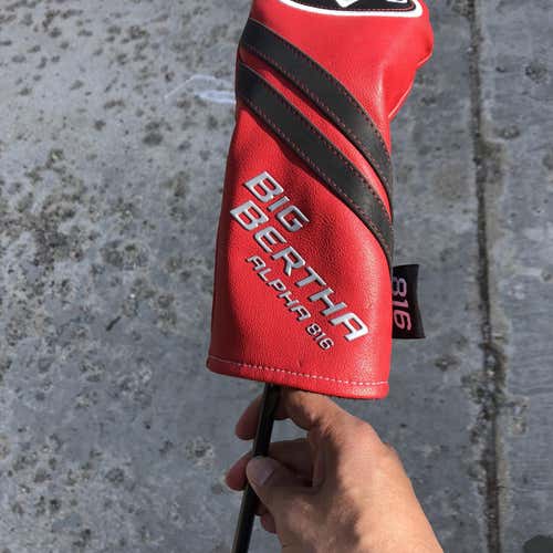 Used Right Handed Big Bertha Alpha 816 Stiff Flex 3 Wood Fairway Wood