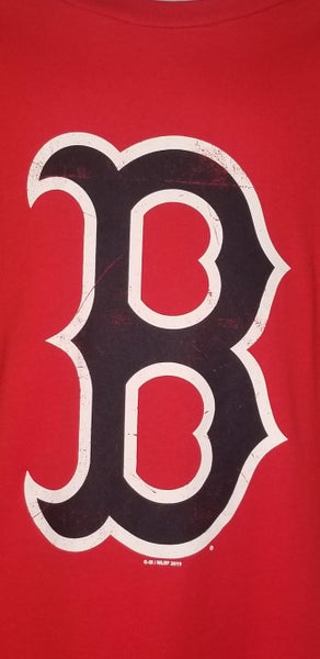 NWT MLB Womens Red and Navy Boston Red Sox Shirt XSmall