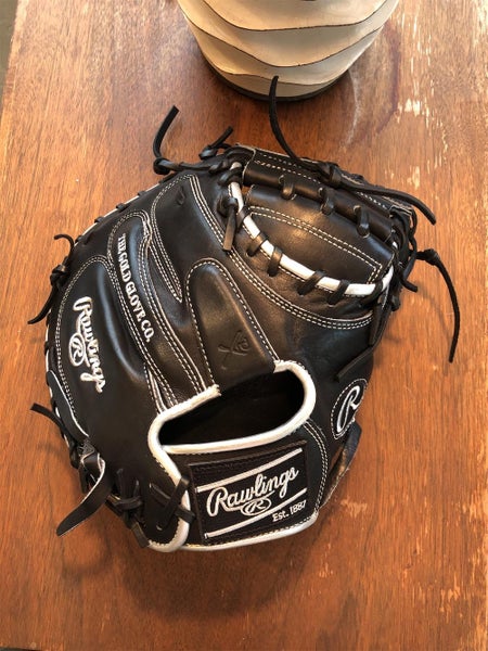 Black Used Catcher's Heart of the Hide 34" Baseball Glove