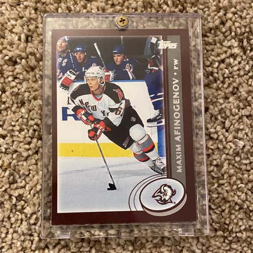 LIKE NEW: Maxim Afinogenov Special Edition Card (BUFFALO SABRES)