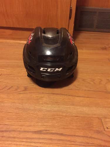 Black Used Medium CCM Tacks 110  Helmet