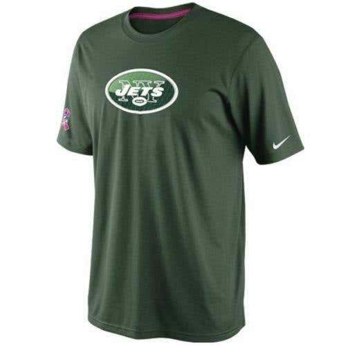 mens S/small Nike nfl team apparel NY new york jets bca t-shirt breast cancer