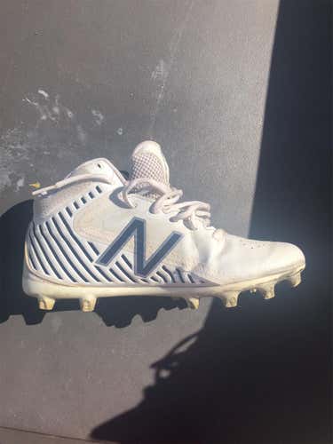 Size 7 Navy/White New Balance cleats