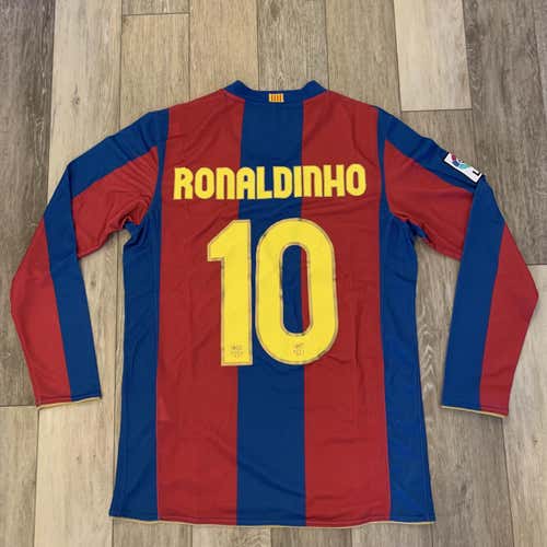 Ronaldinho Barça Jersey Small