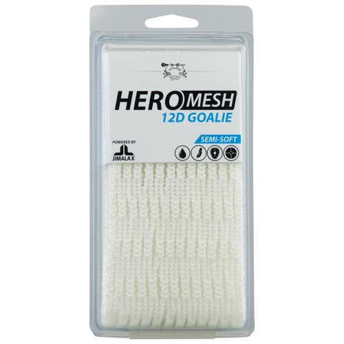 12D HeroMesh Goalie - Semi-Soft - WHITE - BRAND NEW!!!!