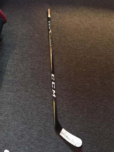 Used Left Handed Super Tacks 2.0 Mid Pro Stock Hockey Stick