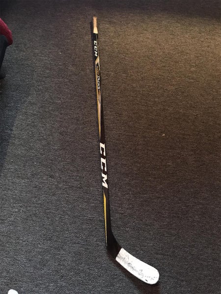 Used Left Handed Super Tacks 2.0 Mid Pro Stock Hockey Stick