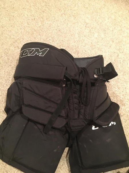 Black Used Medium CCM Premier Pro Hockey Goalie Pants