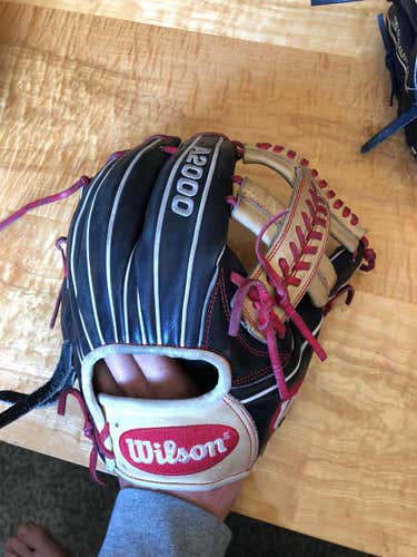 Black Used Infield A2000 11.75" Baseball Glove
