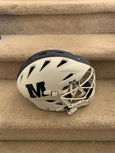 White Used Warrior Evo Helmet