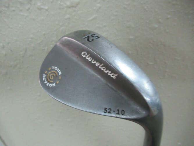 CLEVELAND TOUR ACTION 52* GAP WEDGE FACTORY STEEL WEDGE FLEX NEW GRIP