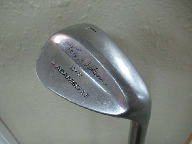 ADAMS GOLF TOM WATSON LOB WEDGE FACTORY WEDGE FLEX STEEL NEW GRIP