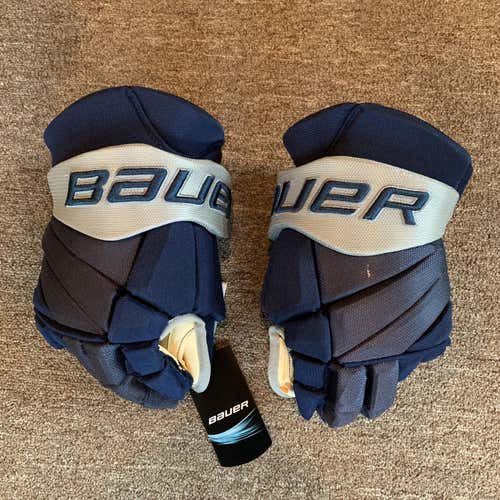 Blue New Bauer Vapor Pro Team 14" Gloves