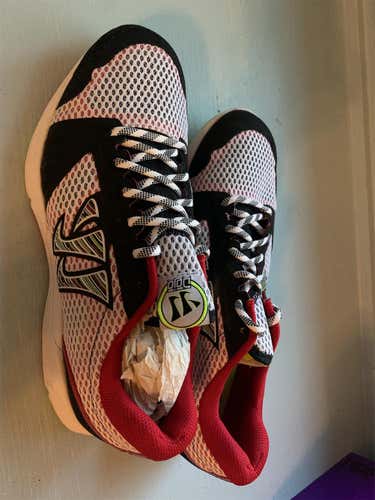 White Men's 9.5 (Women's 10.5) Warrior Shoes
