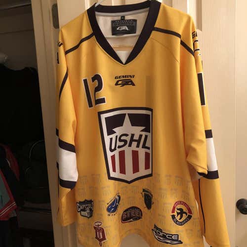 Yellow USHL Camp Jersey