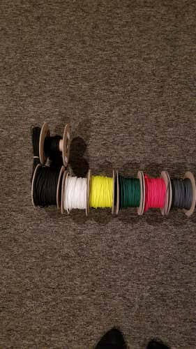 Jimalax Crosslace Spools Black and White Only