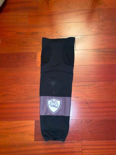 Black Senior 30" Socks