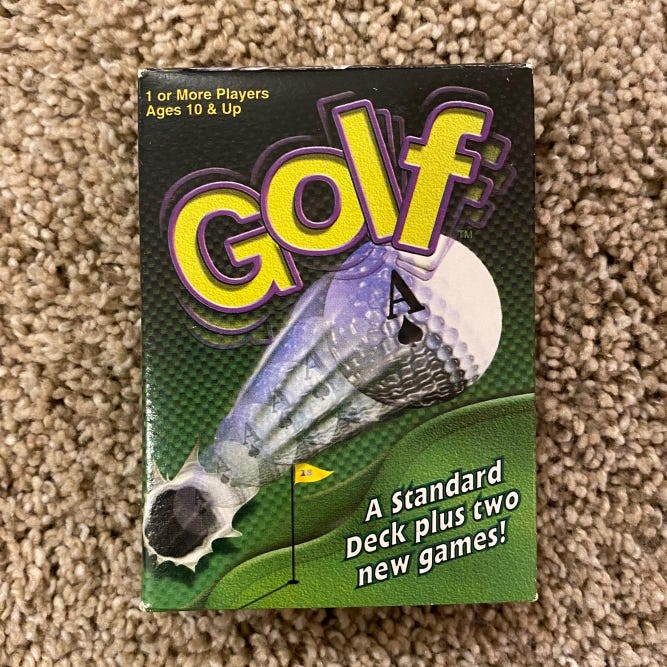 BRAND NEW: Golf Playing Card Deck