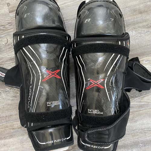 Used Bauer Vapor 1X Shin Pads