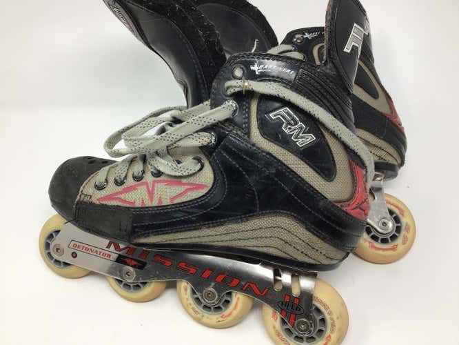 Mission RM Inline Hockey Skates - Senior's Size 9D - Used - Classic Roller Hockey Skates!