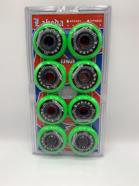 80mm Labeda Shooters Inline Wheels 8-pack NEW IN PKG