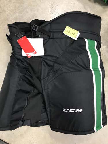 Black New Large CCM HP35 Pro Stock Hockey Pants