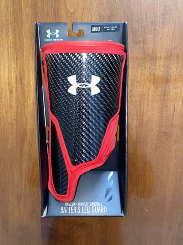 New Under Armour Batter’s Leg Guard (Right Hand Hitter)