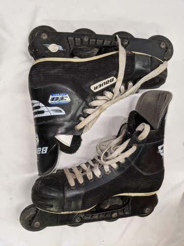 Used Senior Bauer Impact 30 Inline Skates D&R (Regular) Size 10