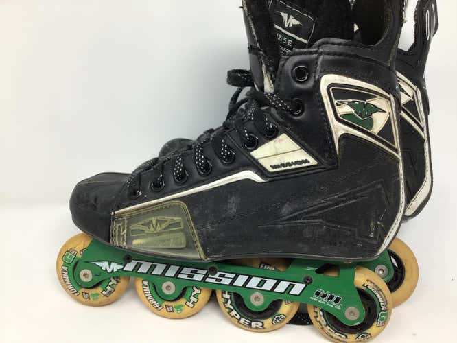 Mission DSX Inline Hockey Skates - Junior's Size 5E - Used - GREAT Classic Roller Hockey Skates!