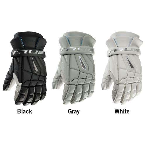 TRUE Frequency Lacrosse Gloves - White - ONLY 12" and 13" LEFT - BRAND NEW!!!