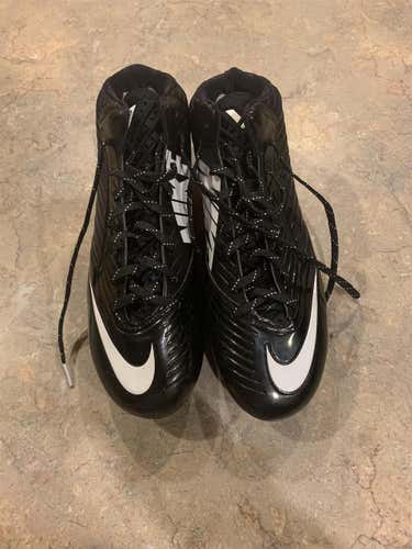 New Black Nike Vapor Speed Cleats Sz 10.5