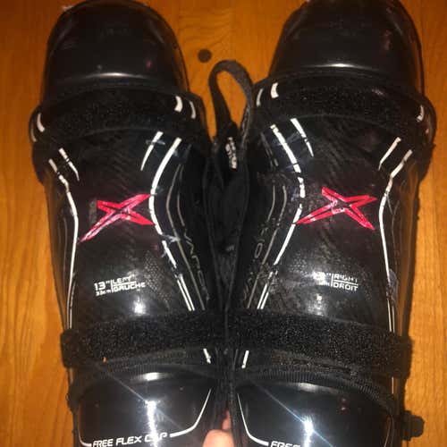 Used Bauer Vapor 1X Pro Stock Shin Pads