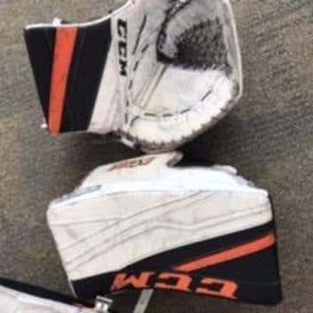 Black Senior Used CCM Regular Extreme Flex III Pro Stock