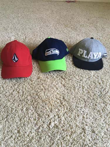 3 Hat Bundle (DGK, Volcom, New Era)