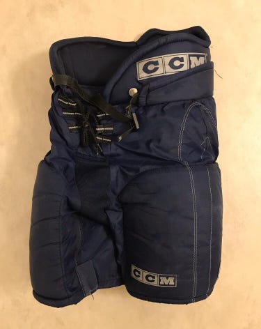Blue Used Jr Small CCM Tacks 492 Hockey Pants