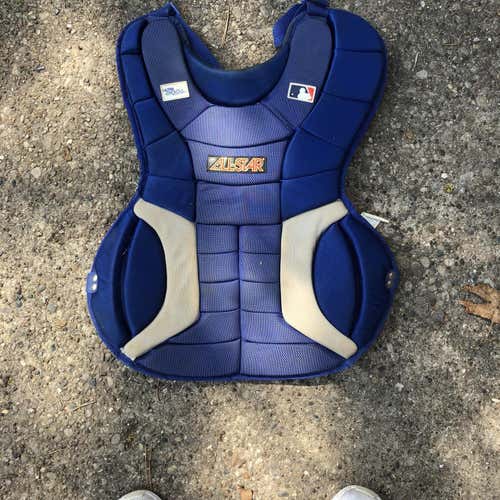 Blue Used All Star Catcher's Chest Protector