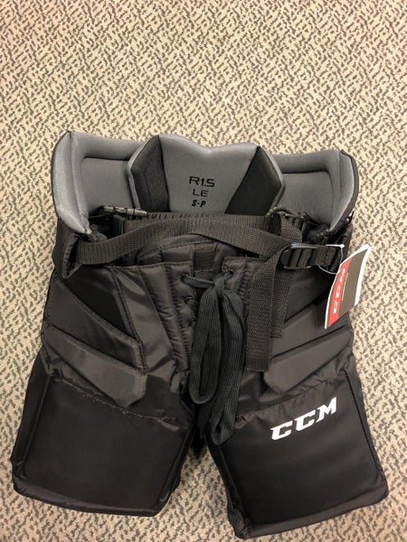 Black New Small CCM Premier R1.5  Hockey Goalie Pants