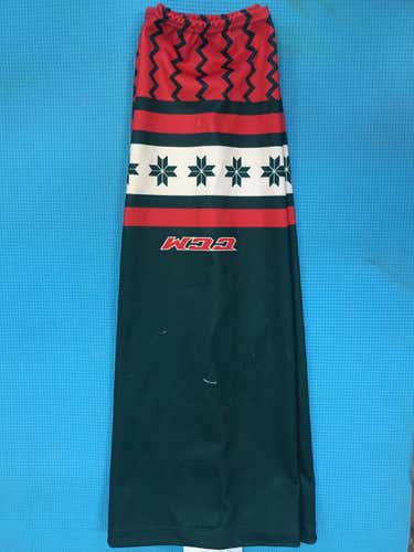 Game worn Christmas Themed Hockey Sock
